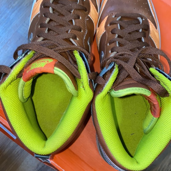 2007 Nike dunk high premium orange blaze - Picture 11 of 16